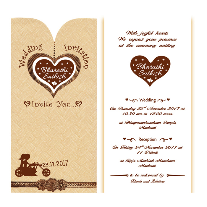 muslim wedding cards kanchipuram with high quality